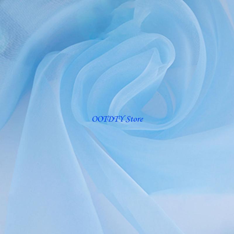 367A Soft Sheer Organza Fabric - Sewing Batik Fabric ulasan dan harga