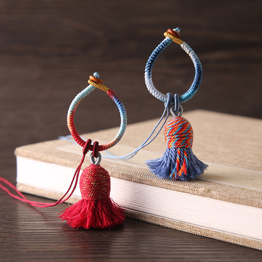 2pcs Cotton Thread Tassels Fri - Sewing Thread In Textile ulasan dan harga