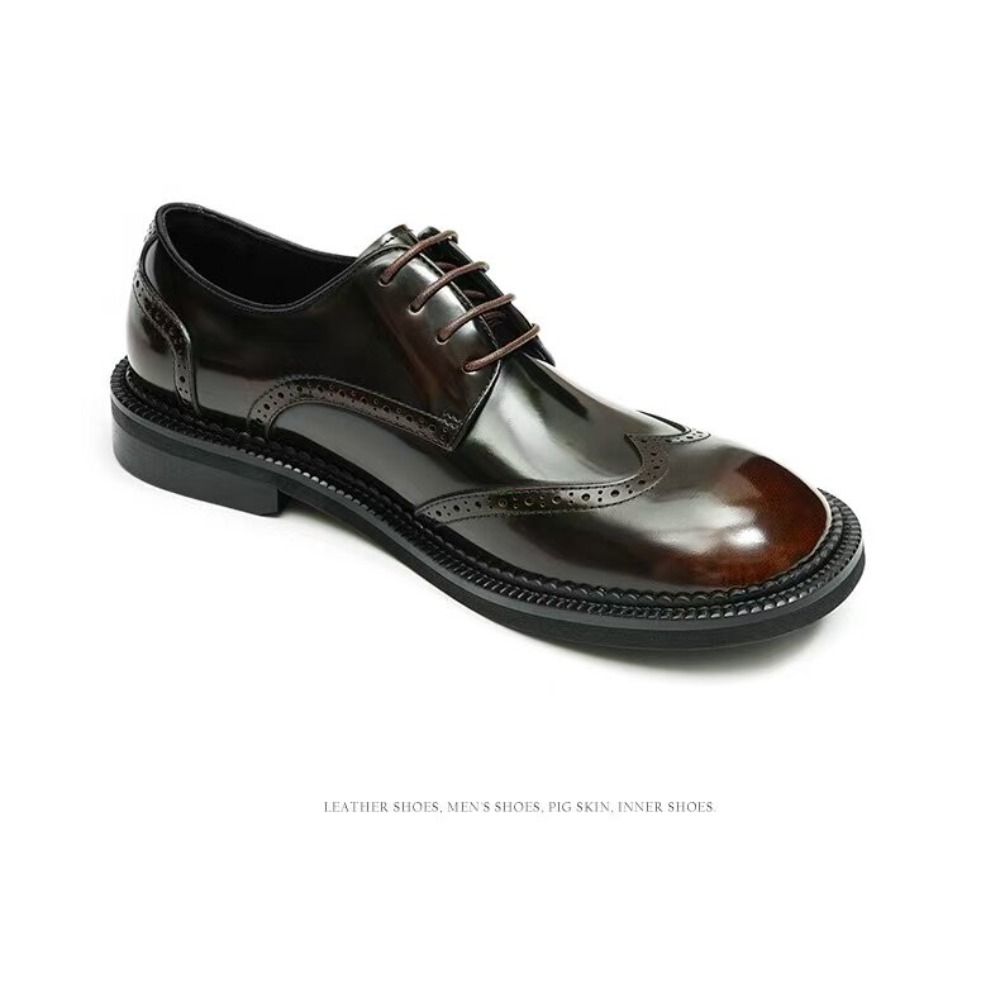 Fashion Men's Genuine Leather  - Sewing Latex ulasan dan harga
