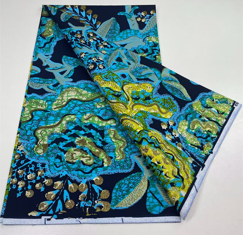 Nigeria Ankara Wax Fabric Bloc - Sewing Batik Fabric ulasan dan harga