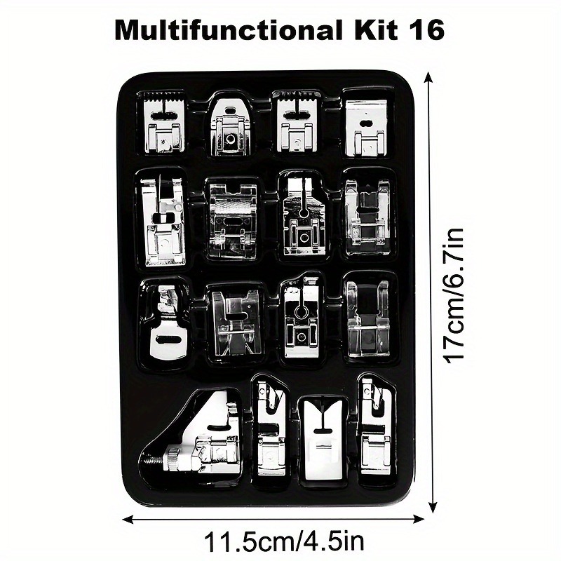 16pcs Universal Sewing Machine - Textile Sewing Machine ulasan dan harga