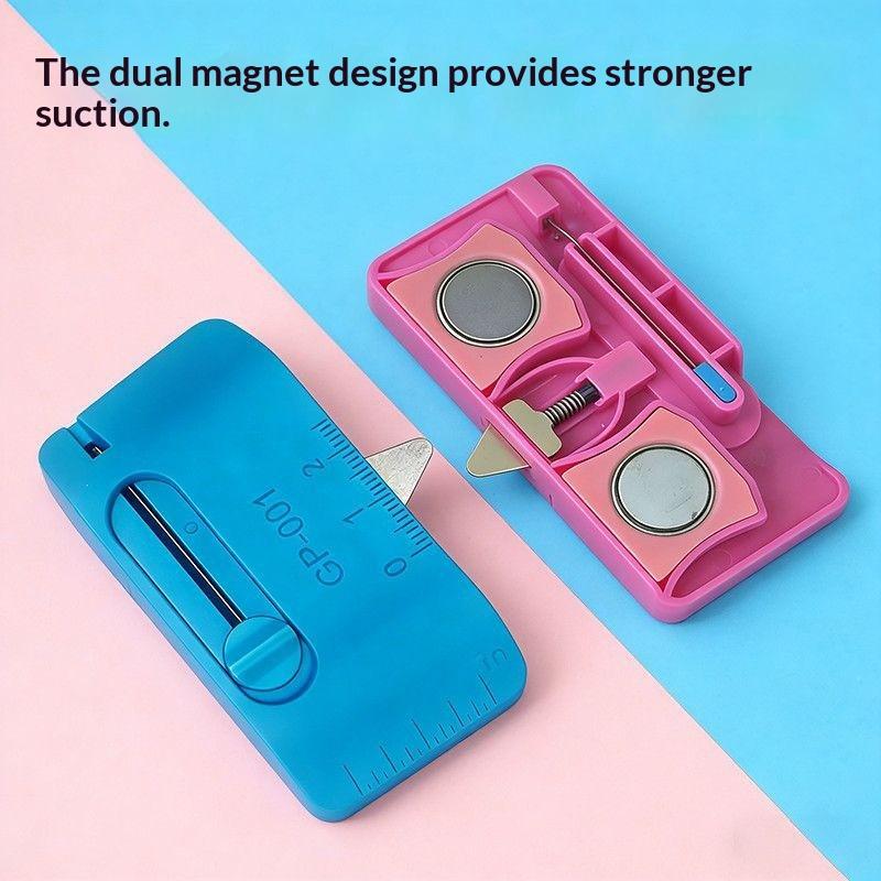 Tool-Free Adjustable Magnetic  - Sewing Gauge Ruler ulasan dan harga