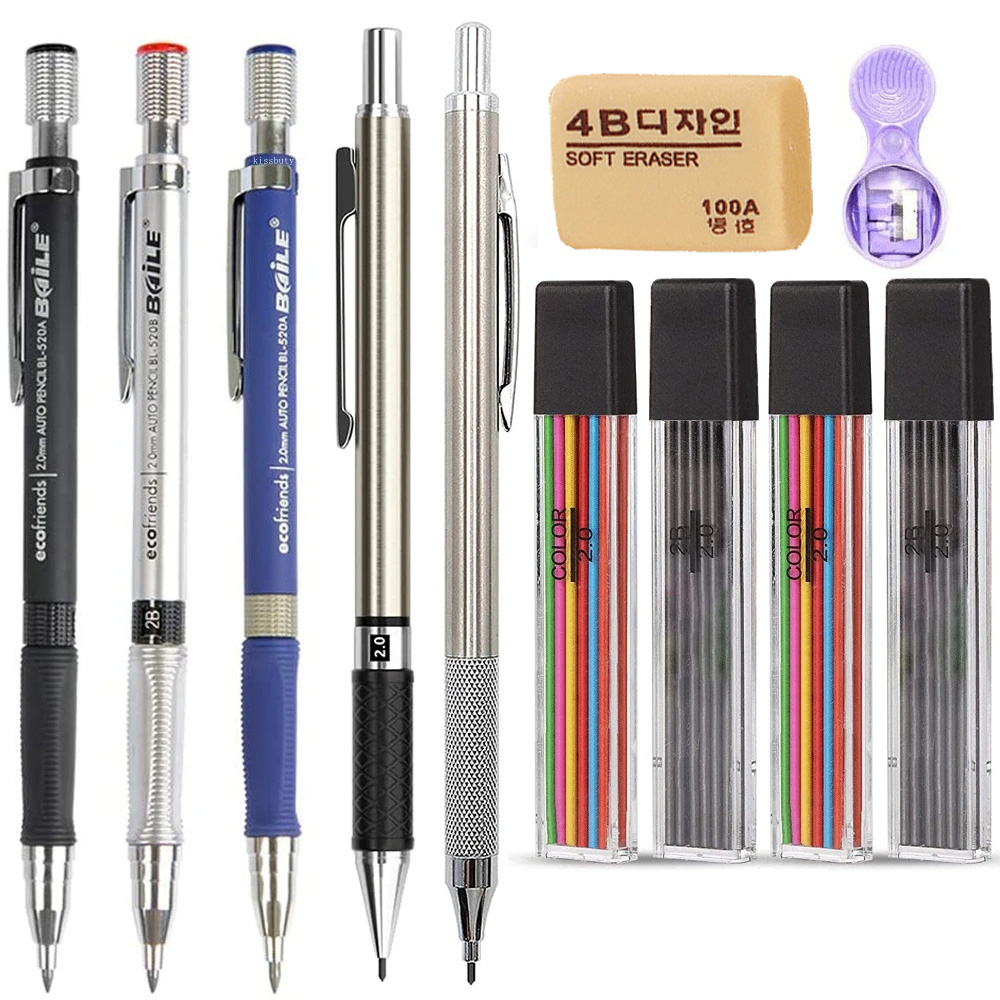 2.0mm 2B Mechanical Pencils Au - Staedtler Pencil Lumocolor ulasan dan harga