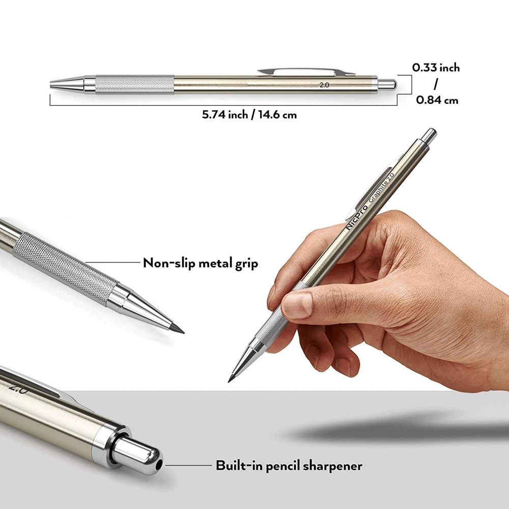 2.0mm 2B Mechanical Pencils Au - Staedtler Pencil Lumocolor ulasan dan harga