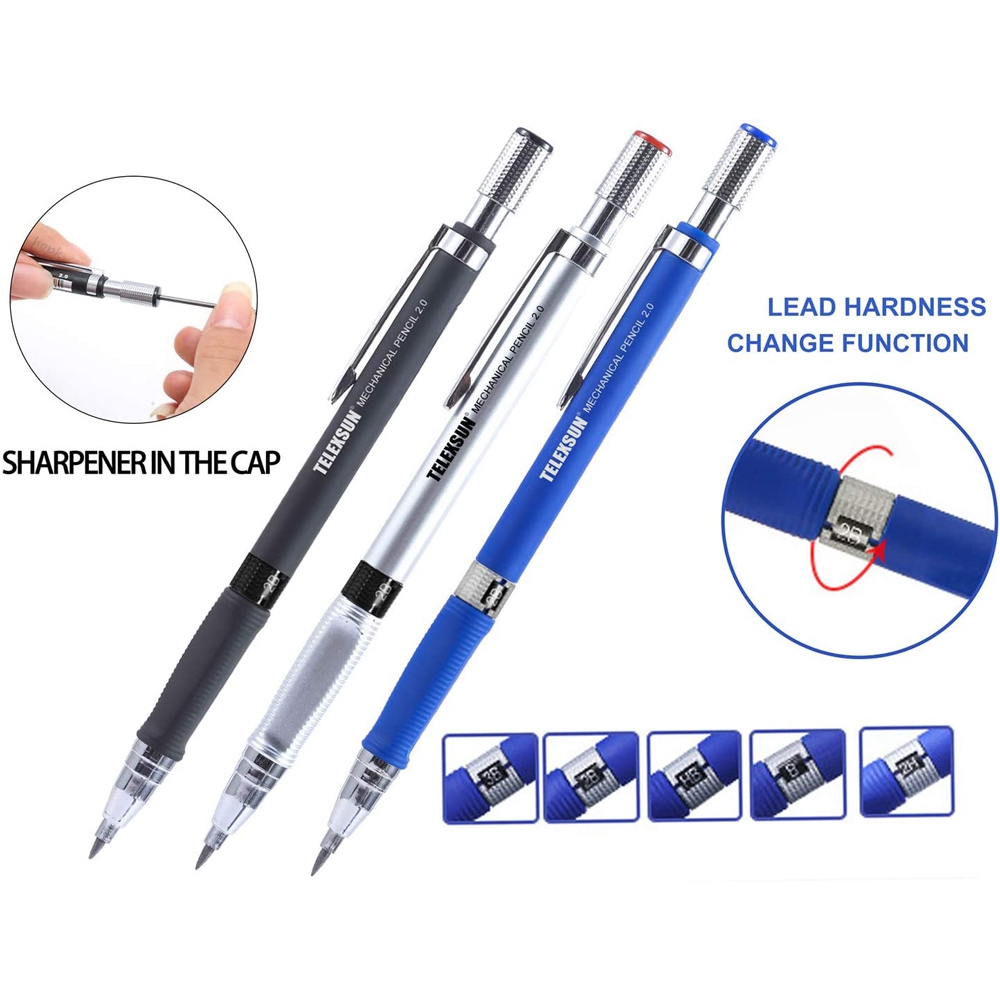 2.0mm 2B Mechanical Pencils Au - Staedtler Pencil Lumocolor ulasan dan harga